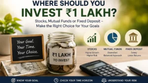 Where should you invest-stock, mutual fund or fixed deposit